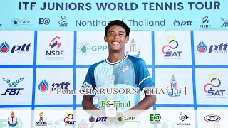 ITF Juniors World Tennis Tour J60 4 BS Final – Penn CHARUSORN THA 1 vs Kunanan PANTARATORN THA [upl. by Ibrab795]