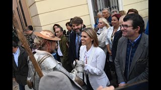 Alcalá de Henares homenajea a Cervantes con la procesión cívica y el Mercado Cervantino [upl. by Aydiv]