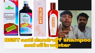 BEST ANTI DANDRUFF SHAMPOO AND OIL IN WINTER  REVIEW [upl. by Aloivaf]