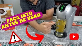 NÃO USE SUA Cafeteira Nescafé Dolce Gusto SEM FAZER ESTE PROCEDIMENTO  Genio S Touch DGS4 Prata [upl. by Gabie]