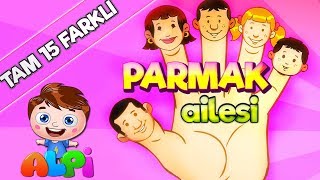 PARMAK AİLESİ 🖐 15 Farklı Türkçe Parmak Ailesi Şarkısı Birarada [upl. by Steady]