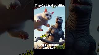 Cat Defeats Giant Godzilla in Epic Battle 😱🐱Cat vs Godzilla kitten cat cats cutecat cute [upl. by Einahpts502]