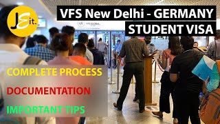 VFS GlobalNew DelhiVFS IndiaBiometric amp fingerprints processHow to attend VFS interview [upl. by Ymassej]