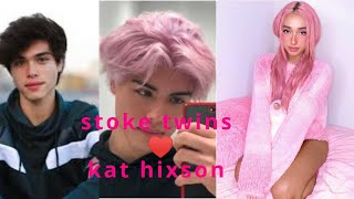 Stoke twins and Kathleen hixson cute tiktok moments compilation 2021 [upl. by Ahsinaw]