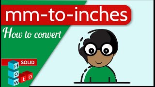 mm to inches  how to convert easily [upl. by Enuj]