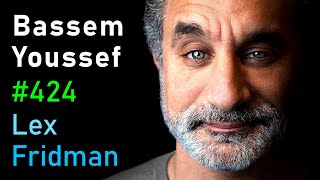 Bassem Youssef IsraelPalestine Gaza Hamas Middle East Satire amp Fame  Lex Fridman Podcast 424 [upl. by Tymon]