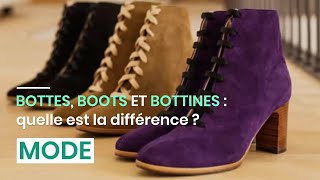 BOTTES BOOTS et BOTTINES  Quelle est la différence [upl. by Ijic]