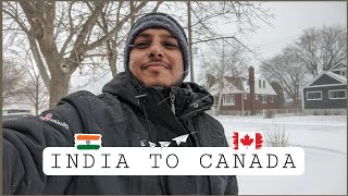 India to Canada Lambton College  Sarnia Campus Canada International Student 2023 Winter 🇮🇳✈️🇨🇦 [upl. by Atinauj]