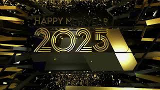 Happy New Year Greetings 2025  After Effects Template [upl. by Teria355]