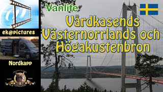 De uitkijktoren van Vårdkasend Västernorrland en de brug van Högakusten [upl. by Guevara476]