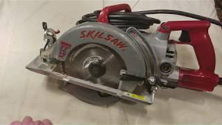 SkilSaw SHD77M Magnesium Worm Drive Circular Saw Review [upl. by Aseretairam]