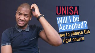 How to choose the right course at UNISA to be accepted Unisa admission requirements [upl. by Kovacev739]