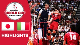 JAPAN vs ITALY  Highlights  Mens Volleyball World Cup 2019 [upl. by Razatlab739]