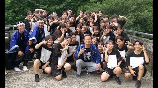 Taiko amp Dance at Sightseeing Spots in Annaka JPN めがね橋鉄道文化村 Samurai Dance Annaka Sogo HS [upl. by Adikam]