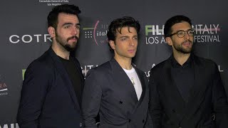 Il Volo “Filming Italy Los Angeles 2022” Red Carpet [upl. by Edlihtam]