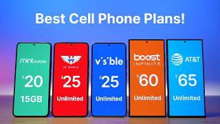 9 Best Cell Phone Plans End of 2023 [upl. by Dagnah]