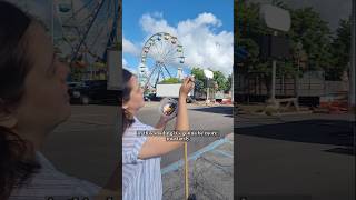 My 2nd ever Ferris wheel illusion painting pleinairillusion tonawanda colormatchqueen [upl. by Oiretule22]