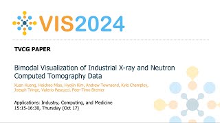 Bimodal Visualization of Industrial Xray and Neutron Computed Tomography Data  Fast Forward  VIS [upl. by Yreme]