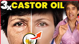 CASTOR OIL FOR YOUR FACE  Natures Botox [upl. by Sirron196]