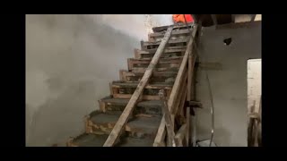 Week 7 Retrofitting and Renovation of Old House  Staircase Concrete Structure [upl. by Bruckner]