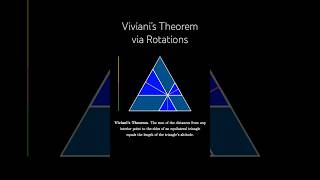 Viviani’s theorem via rotations [upl. by Ketty]