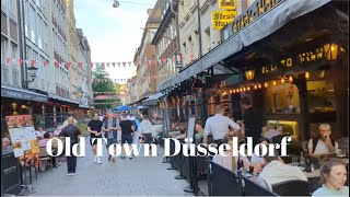 Old Town Düsseldorf Germany Altstadt  The Longest Bar In The World [upl. by Atnuahs683]