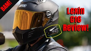 Lexin G16 Helmet Bluetooth Communicator Review [upl. by Arahahs581]