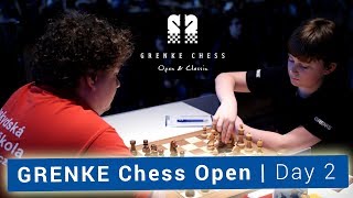 GRENKE Chess Open 2018  Day 2 Impressions  Vincent Keymer on GM Track [upl. by Nylave]