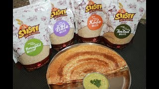 Multi Millet Dosa Recipe  Gluten free Millet Dosa Recipe  Siri Dhanya Dosa [upl. by Larok370]