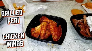 Manjaros Grilled Peri Chicken Wings Food Review [upl. by Nyram]