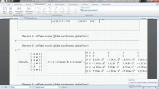 Trusses 46 Example  Transform Element Matrices and Assemble Global Stiffness Matrix [upl. by Cida]