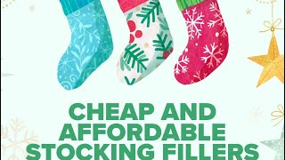 Cheap and affordable stocking filler ideas Christmas 2023 [upl. by Nedroj]