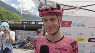 Georg Steinhauser  Interview at the start  Stage 5  Tour de Suisse 2024 [upl. by Yeznil]