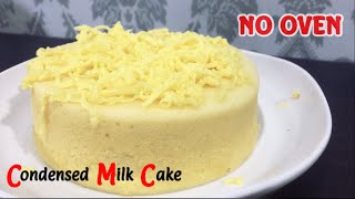 CONDENSED MILK CAKE RECIPE WITHOUT OVEN  HOW TO MAKE CONDENSED MILK CAKE  MOMMY ICEY [upl. by Hitoshi409]