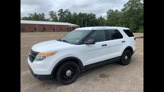 2014 Ford Explorer 4 Door Police Interceptor 4x4 SUV 215533 Miles [upl. by Jamnes]