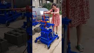 egg laying mobile concrete block making machine mobile concrete block making machine China [upl. by Nylegna]