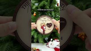 The Year I Found My Missing Piece Kissing Couples  Personalized 2Layered Wooden Ornament [upl. by Endaira]