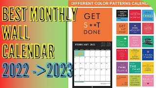 5 Best Monthly Wall Calendars 2022 2023  Some are really funny [upl. by Hartnett559]