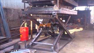 Scissor Lift Table 10 Ton Capacitywmv [upl. by Ahsitil677]