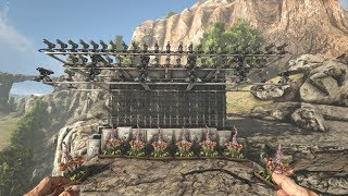 Insane Wall Of Death Design In Ark Survival Evolved [upl. by Aryamo]