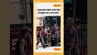 Chicago Fire Spotted Filming on Location for Season 13 chicagofire [upl. by Koeppel]