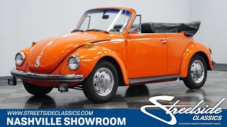 1973 Volkswagen Super Beetle Convertible for sale  2806NSH [upl. by Ikcin]