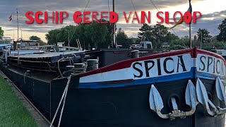 Oude spits uit 1964 ombouwen tot varend woonschip Deel 1 [upl. by Ykcir]