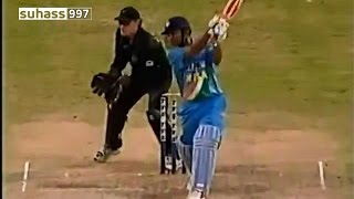 Virender Sehwag 130  blasts a superb century vs New Zealand 2003 [upl. by Aknayirp]