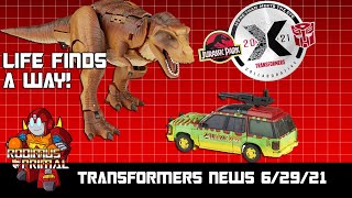 Jurassic Park Transformers  Tyrannocon Rex and JP93 Revealed [upl. by Mccully]