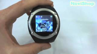 Relógio Celular Quad Band Camera Bluetooth FM Tela 15 Touch Screen [upl. by Letitia260]