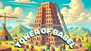 The Tower of Babel Kids song with lyrics [upl. by Tegirb]