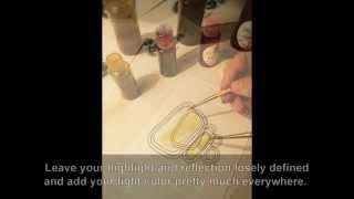 Watercolor Gem tutorial [upl. by Anidal256]