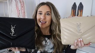 YSL SMALL LOULOU VS YSL MEDIUM LOULOU  HANDBAG COMPARISON [upl. by Killen97]