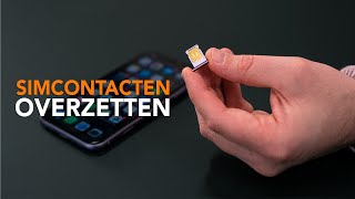 Simcontacten overzetten naar je iPhone zo doe je dat [upl. by Enilraep871]